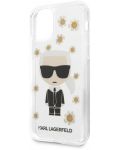Калъф Karl Lagerfeld - Ikonik Flower, iPhone 11, прозрачен - 4t
